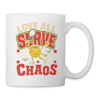Tennisclub Tenniscore Keine Mitgliedschaft, Nur - Tasse - Weiß - Rechts