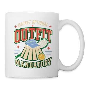 Club de tennis Tenniscore, uniquement sans adhésion - Mug blanc - blanc - Droite