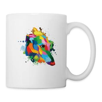 Greyhound Greyhound Retro Vintage Dog Greyhound - Mug - white - Right