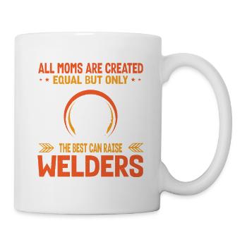 Best Mom Raise Welders Mom Gift Idea - Mug - white - Right