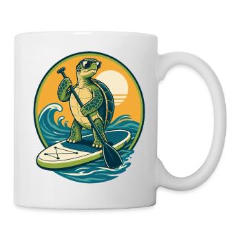  Funny SUP Paddleboard Board Stand Up paddel - Tasse - Weiß - Rechts