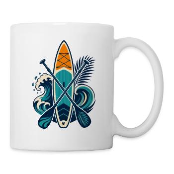  Funny SUP Paddleboard Board Stand Up paddel - Tasse - Weiß - Rechts