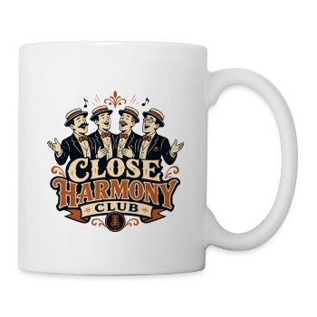Quatuor Barbershop A Capella Close Harmony Club - Mug blanc - blanc - Droite