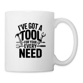 J’ai un outil pour tous tes besoins - Mug blanc - blanc - Droite