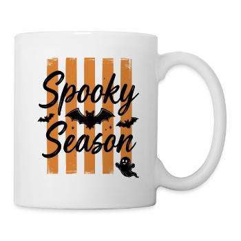 Scénario de Spooky Season Bat - Halloween d’horreur - Mug blanc - blanc - Droite