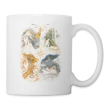 Équipe de secours - Mug blanc - blanc - Droite
