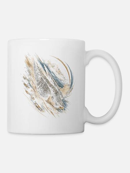 Falknerei Falkner - Tasse - Weiß