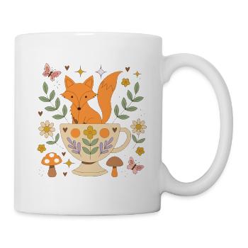 Cozy Fox Teacup - Mug - white - Right