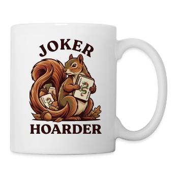 Mahjong Joker Hoarder Eichhörnchen - Tasse - Weiß - Rechts