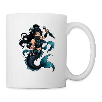 Meeresninja Mermaid  - Tasse - Weiß - Rechts