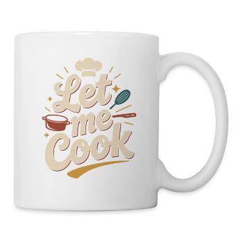 Let Me Cook Cooking Grilling Meme Grill Master Chef - Mug - white - Right