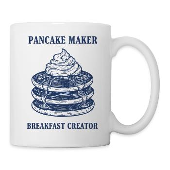 Petit déjeuner Créateur de crêpes Créateur de petit-déjeuner drôle - Mug blanc - blanc - Droite
