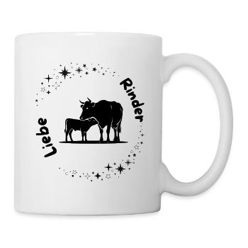 Sternenring Rinderliebe - Mug blanc - blanc - Droite