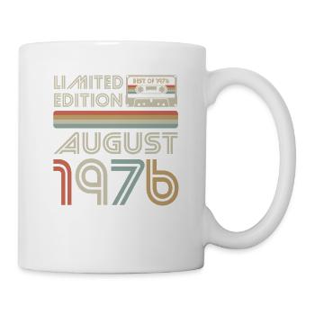 Cassette | Meilleur d’août 1976 | Édition limitée - Mug blanc - blanc - Droite