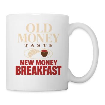 Vieil argent - Mug blanc - blanc - Droite