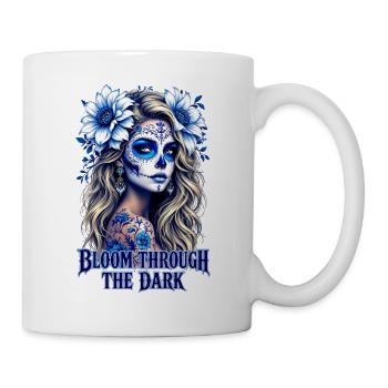 Bloom Through The Dark Sugar Skull - Mug - white - Right