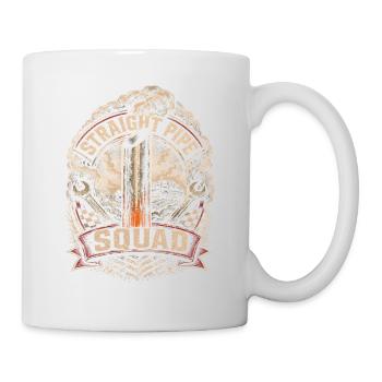 Rolling Coal Straight Pipe Squad - Tasse - Weiß - Rechts