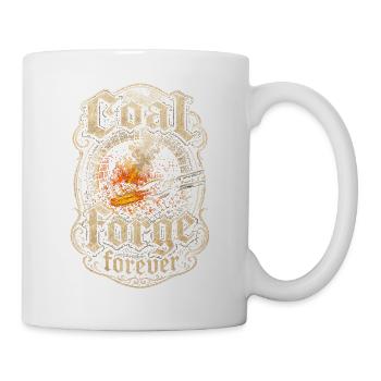 Forgeron Forgeron Maréchal-ferrer Forge à charbon pour toujours - Mug blanc - blanc - Droite