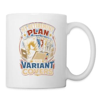 Comic Collector Retirement Plan Has Variant Covers - Mug - white - Right