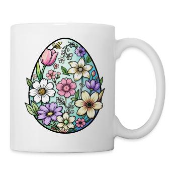 Floral Egg Garden Bloom - Mug - white - Right