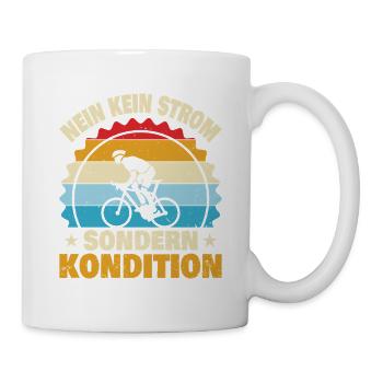 Kein Strom - Tasse - Weiß - Rechts
