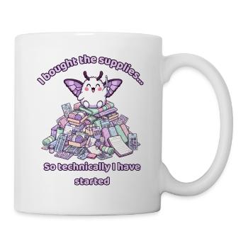 I Bought the Supplies, So Technically I Started - Mug - white - Right