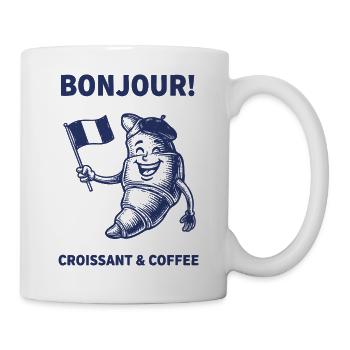 Breakfast Funny Brunch Coffee Food Bacon Lovers - Mug - white - Right
