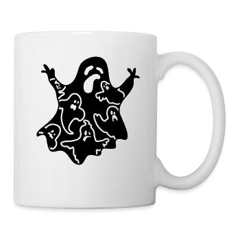 Funny Halloween Ghost Halloween Party Ghost - Tasse - Weiß - Rechts