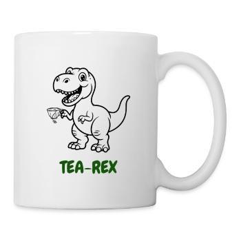 Tea-Rex Tee-Genießer - Tasse - Weiß - Rechts
