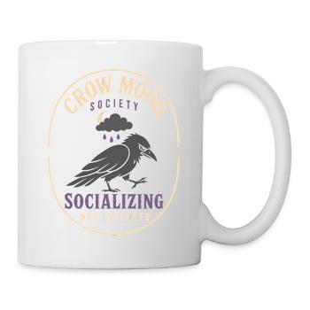 Krähen-rabe Lustiges - Tasse - Weiß - Rechts