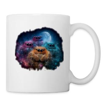 Springspinnen Zubehör Terrarium Halter Geschenk - Tasse - Weiß - Rechts