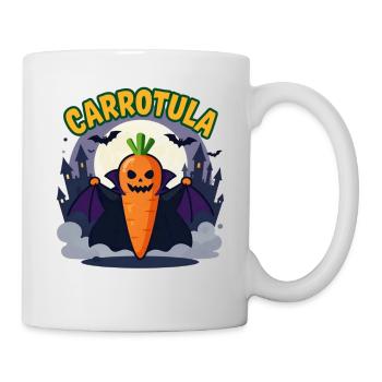 Carrotula Karotte Vampir Halloween Kostüm Witz - Tasse - Weiß - Rechts