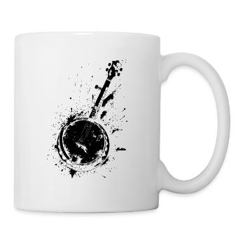 Banjo Streetart - Tasse - Weiß - Rechts
