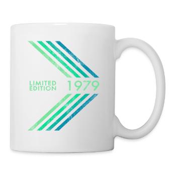 1979 Limited Edition Geburtstag Herren Damen Sport - Tasse - Weiß - Rechts