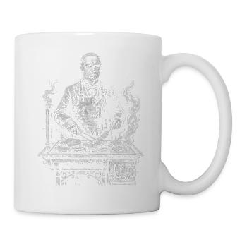 William McKinley beim BBQ-Grillen - Tasse - Weiß - Rechts