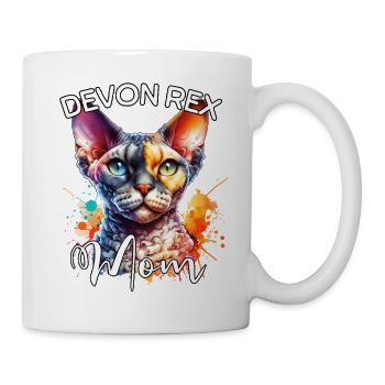 Devon Rex Mama - Tasse - Weiß - Rechts