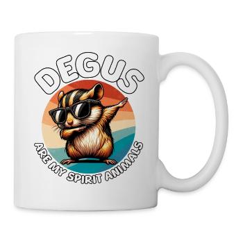 Funny Degu Sayings - Mug - white - Right