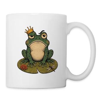 Regal Frog on Lily Pad - Mug - white - Right