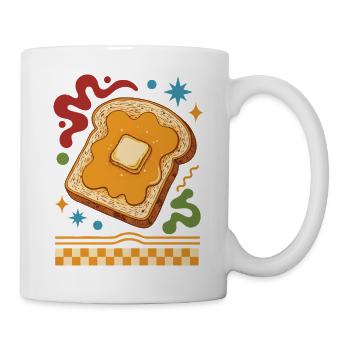 Breakfast Funny Brunch Coffee Pancake Bacon Maple - Mug - white - Right