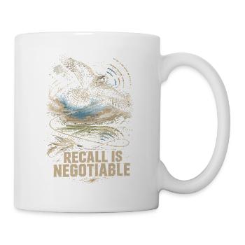 Falconry Falconer Recall Is Negotiable - Mug - white - Right
