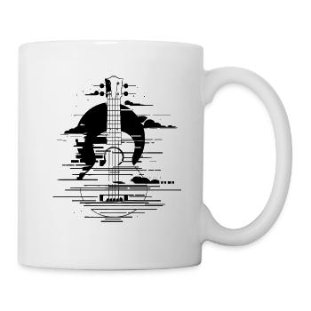 Ukulele Drawing - Mug - white - Right