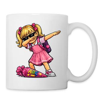 Dabbing ABC shooter (blonde) - Mug - white - Right