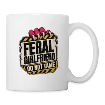Petite amie sauvage, ne domptez pas l’humour des femmes chaotiques - Mug blanc - blanc - Droite