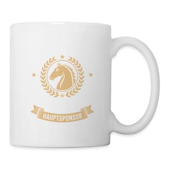 Reite Nicht Bezahle Pferdepapa Pferdemama Pferde - Tasse - Weiß - Rechts