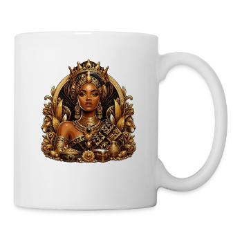 Golden Queen's Crown - Mug - white - Right