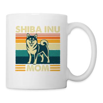 Shiba Inu Mom Kawaii Japanischer Doge - Tasse - Weiß - Rechts