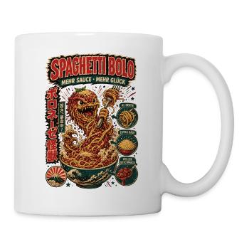 Spaghetti Bolo Mehr Sauce Shirt - Tasse - Weiß - Rechts