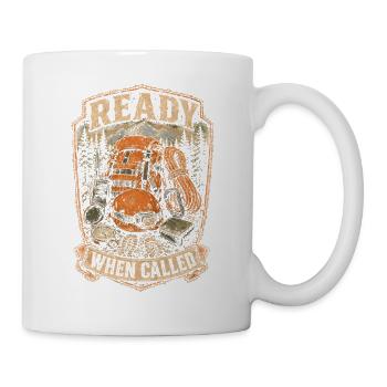 Rettungsteam Ready When Called - Tasse - Weiß - Rechts