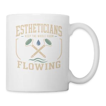 Lymphsystem Lymphdrainage Wellness Geschenk - Tasse - Weiß - Rechts