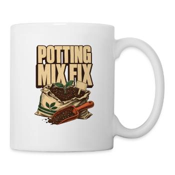 Terreau de jardinière Fixer l’humour de l’infirmière - Mug blanc - blanc - Droite